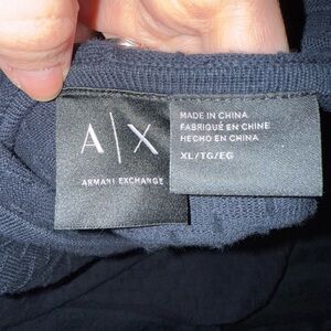 Armani Exchange Dark Blue Knitwear